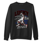 1s Rare Air shirts to match jordans Lucky Player sneaker match tees Air Jordan 1 High OG Rare Air Deep Royal Blue match shoes to clothes SNRT Sneaker Tees unisex cotton Black 2 shirts