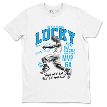 Air Jordan 1 UNC Toe Reimagined shirts to match jordans Lucky Player graphic tees Air Jordan 1 UNC Toe Reimagined match shoes to clothes SNRT Sneaker Tees unisex cotton White 2 shirts