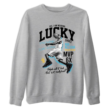 Sneaker match tees – Sneaker Tees To Match Air Jordan 11 Gamma Shoes – Lucky Player Tee Heather Grey 2