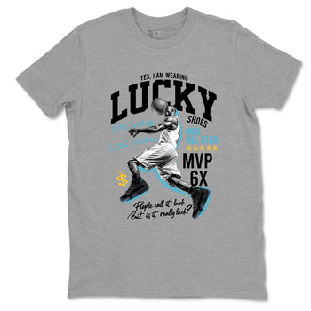 Sneaker match tees – Sneaker Tees To Match Air Jordan 11 Gamma Shoes – Lucky Player Tee Heather Grey 2
