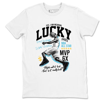 Sneaker match tees – Sneaker Tees To Match Air Jordan 11 Gamma Shoes – Lucky Player Tee White 2