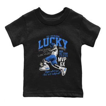 3s Lucky Shorts shirts to match jordans Lucky Player best t shirts to wear with jordans Air Jordan 3 Lucky Shorts match shoes to clothes SNRT Sneaker Tees Youth Baby Black 2 tee