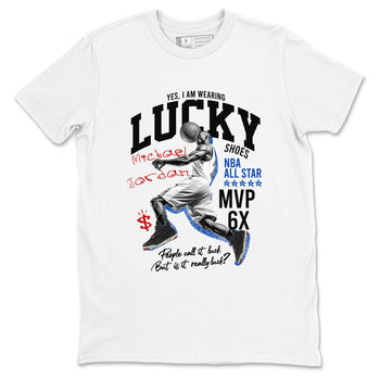 Sneaker match tees – Sneaker Tees To Match Jordan 4 Retro Rare Air Shoes – Lucky Player Tee White 2