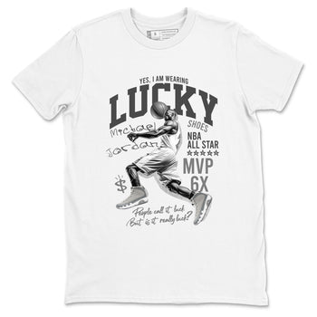 9s Cool Grey shirts to match jordans Lucky Player sneaker match tees Air Jordan 9 Retro Cool Grey match shoes to clothes SNRT Sneaker Tees unisex cotton White 2 shirts