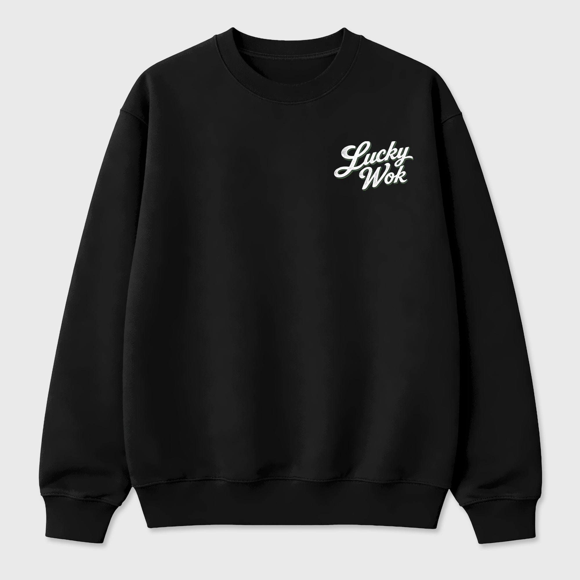 Lucky Wok Graphic T-Shirt featuring original streetwear artwork designed to match the . Black Graphic Tee.