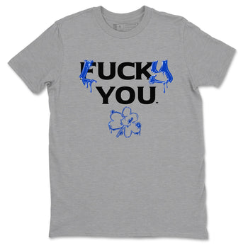 Foams One Royal shirts to match jordans Lucky You sneaker match tees Air Foamposite One Royal match shoes to clothes SNRT Sneaker Tees unisex cotton Heather Grey 2 shirts
