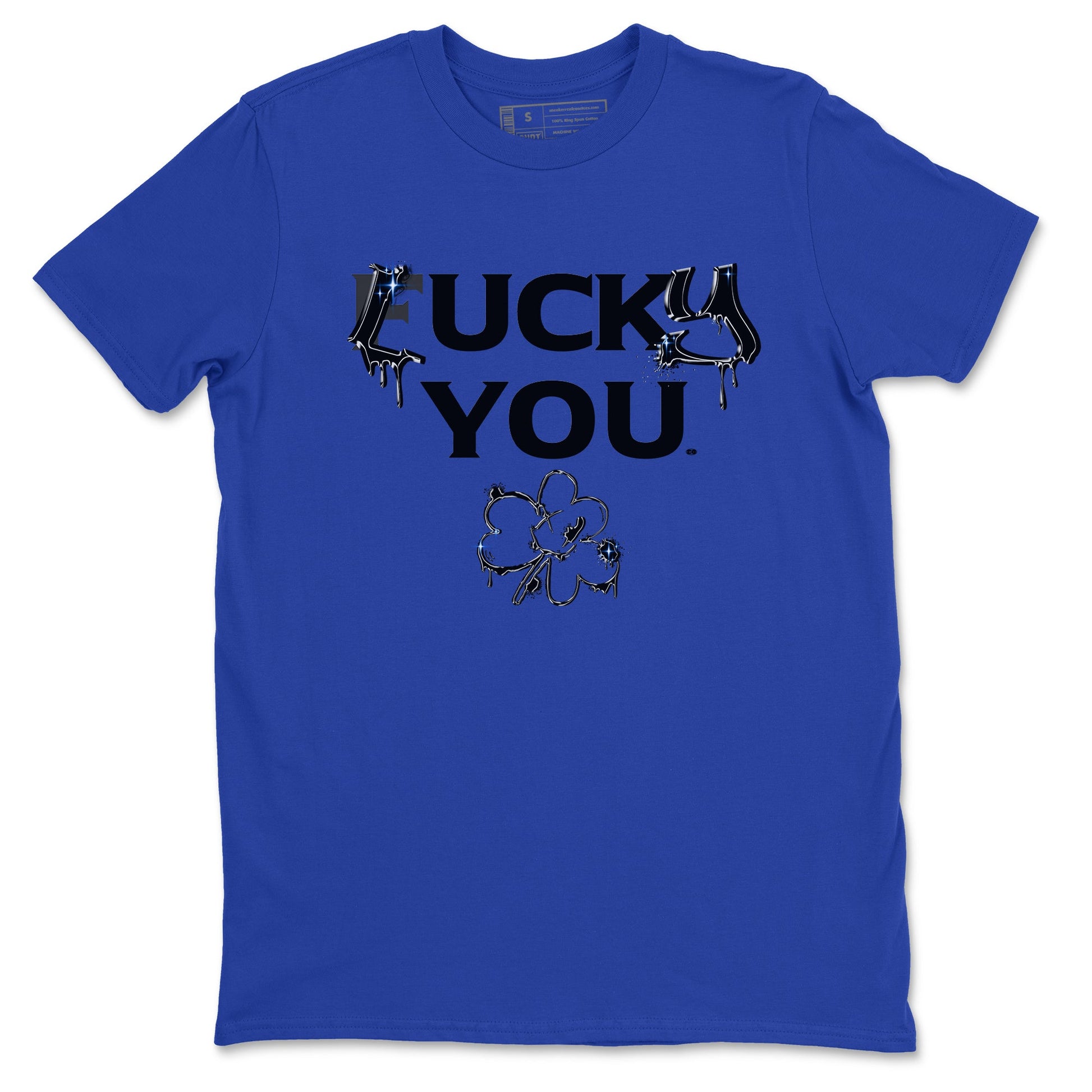 Foams One Royal shirts to match jordans Lucky You sneaker match tees Air Foamposite One Royal match shoes to clothes SNRT Sneaker Tees unisex cotton Royal Blue 2 shirts