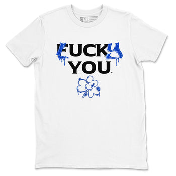 Foams One Royal shirts to match jordans Lucky You sneaker match tees Air Foamposite One Royal match shoes to clothes SNRT Sneaker Tees unisex cotton White 2 shirts