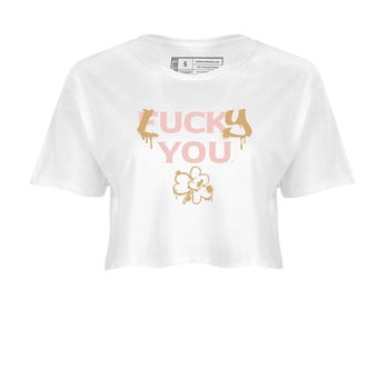 AF 1 Linen shirts to match jordans Lucky You sneaker match tees Air Force 1 Linen match shoes to clothes SNRT Sneaker Tees unisex cotton White 2 crop tee