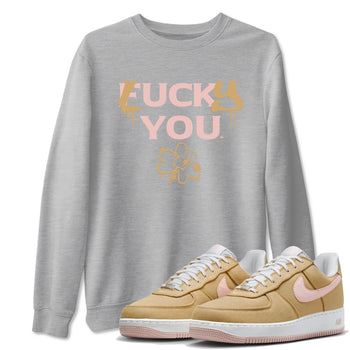 AF 1 Linen shirts to match jordans Lucky You sneaker match tees Air Force 1 Linen match shoes to clothes SNRT Sneaker Tees unisex cotton Heather Grey 1 shirts
