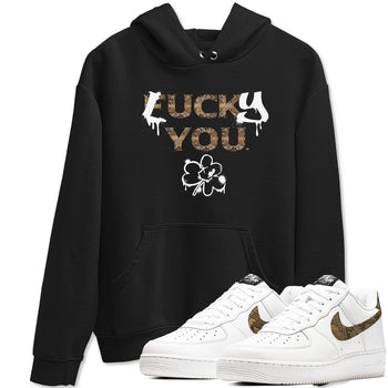 AF1 Ivory Snake shirt to match jordans Lucky You sneaker tees Air Force1 Ivory Snake SNRT Sneaker Release Tees unisex cotton Black 1 crew neck shirt