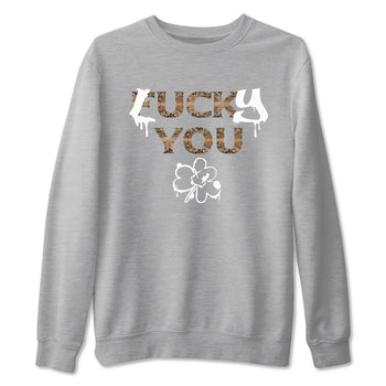 AF1 Ivory Snake shirt to match jordans Lucky You sneaker tees Air Force1 Ivory Snake SNRT Sneaker Release Tees unisex cotton Heather Grey 2 crew neck shirt