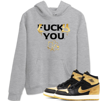 1s Black Metallic Gold shirts to match jordans Lucky You sneaker match tees Air Jordan 1 Black Metallic Gold SNRT Sneaker Release Tees unisex cotton Heather Grey 1 crew neck shirts