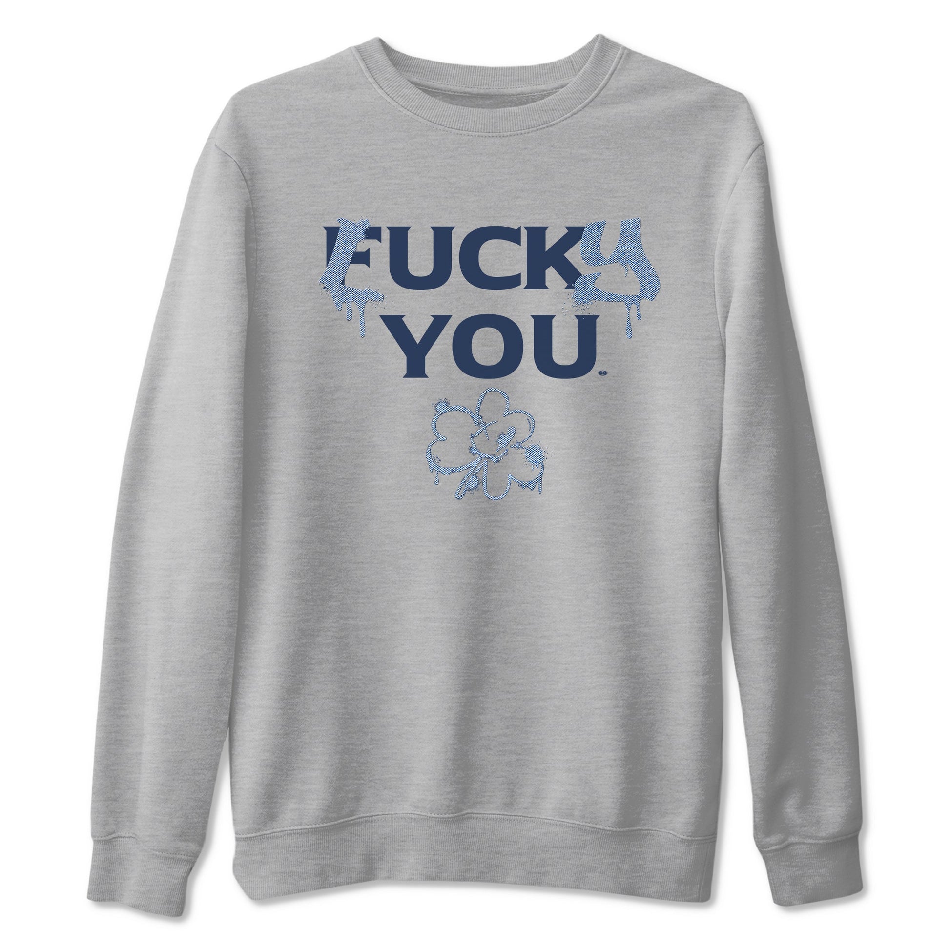 AJ 1 Denim shirts to match jordans Lucky You sneaker match tees Air Jordan 1 Denim SNRT Sneaker Tees streetwear brand Heather Grey 2 unisex cotton tee