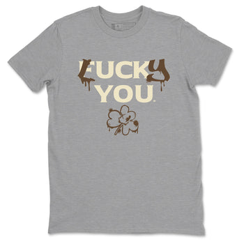 1s Mocha shirts to match jordans Lucky You sneaker match tees Air Jordan 1 Mocha match shoes to clothes SNRT Sneaker Tees unisex cotton Heather Grey 2 shirts