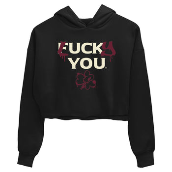 3s A Ma Maniere x Burgundy Crush shirts to match jordans Lucky You sneaker match tees Air Jordan 3 A Ma Maniere x Burgundy Crush SNRT Sneaker Tees streetwear brand Black 2 crop tee