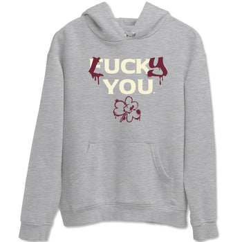 3s A Ma Maniere x Burgundy Crush shirts to match jordans Lucky You sneaker match tees Air Jordan 3 A Ma Maniere x Burgundy Crush SNRT Sneaker Tees streetwear brand Heather Grey 2 unisex cotton tee