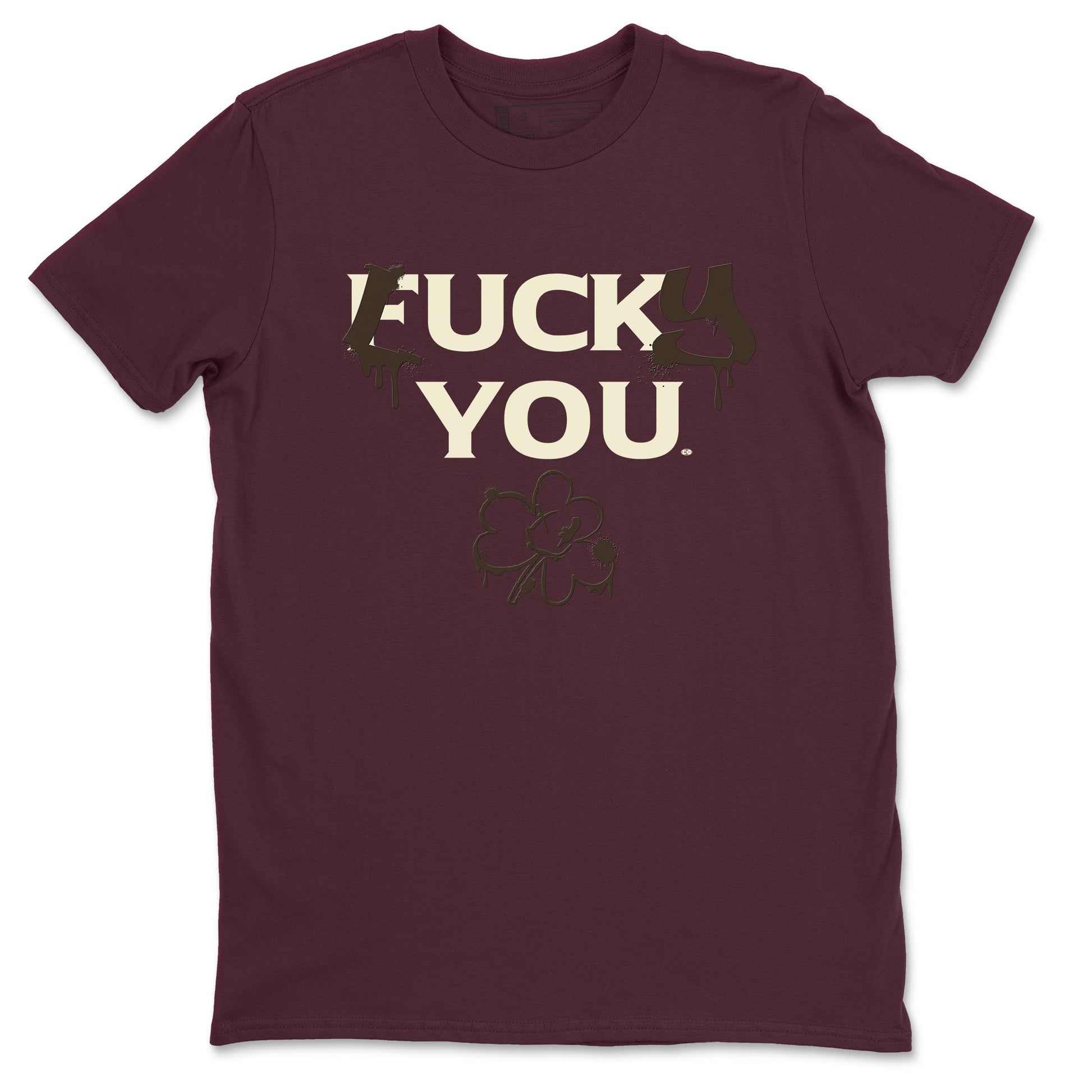 3s A Ma Maniere x Burgundy Crush shirts to match jordans Lucky You sneaker match tees Air Jordan 3 A Ma Maniere x Burgundy Crush SNRT Sneaker Tees streetwear brand Maroon 2 unisex cotton tee