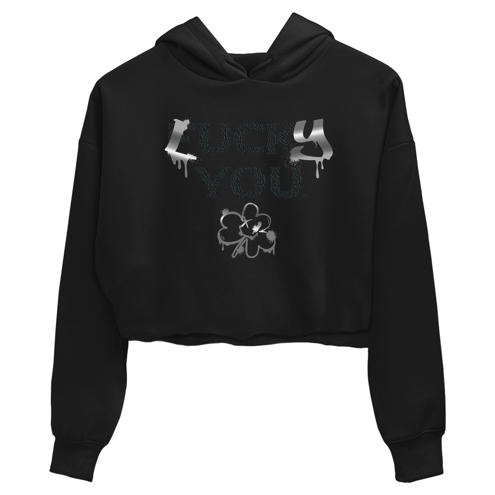 3s Black Cat shirts to match jordans Lucky You sneaker match tees Air Jordan 3 Retro Black Cat match shoes to clothes SNRT Sneaker Tees unisex cotton Black 2 crop tee