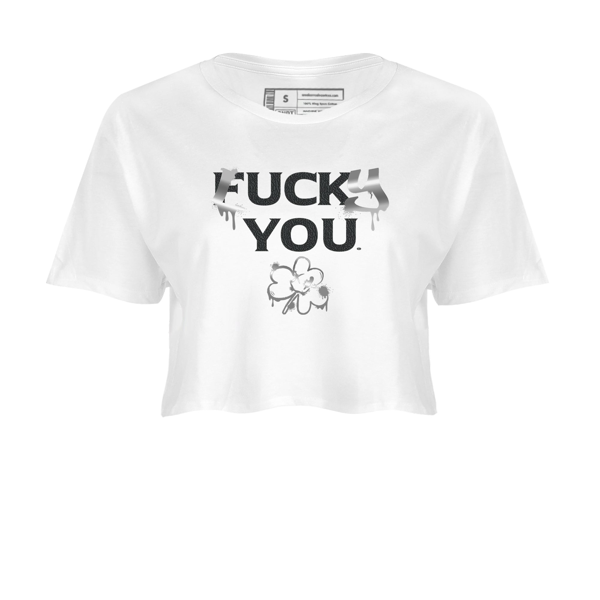 3s Black Cat shirts to match jordans Lucky You sneaker match tees Air Jordan 3 Retro Black Cat match shoes to clothes SNRT Sneaker Tees unisex cotton White 2 crop tee