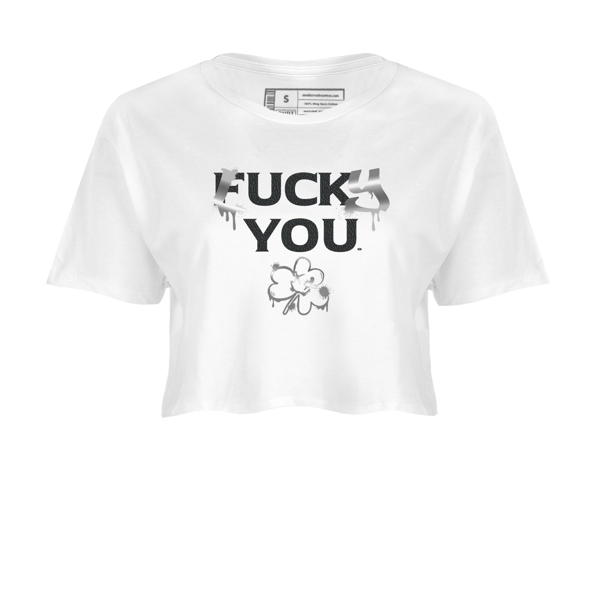 3s Black Cat shirts to match jordans Lucky You sneaker match tees Air Jordan 3 Retro Black Cat match shoes to clothes SNRT Sneaker Tees unisex cotton White 2 crop tee