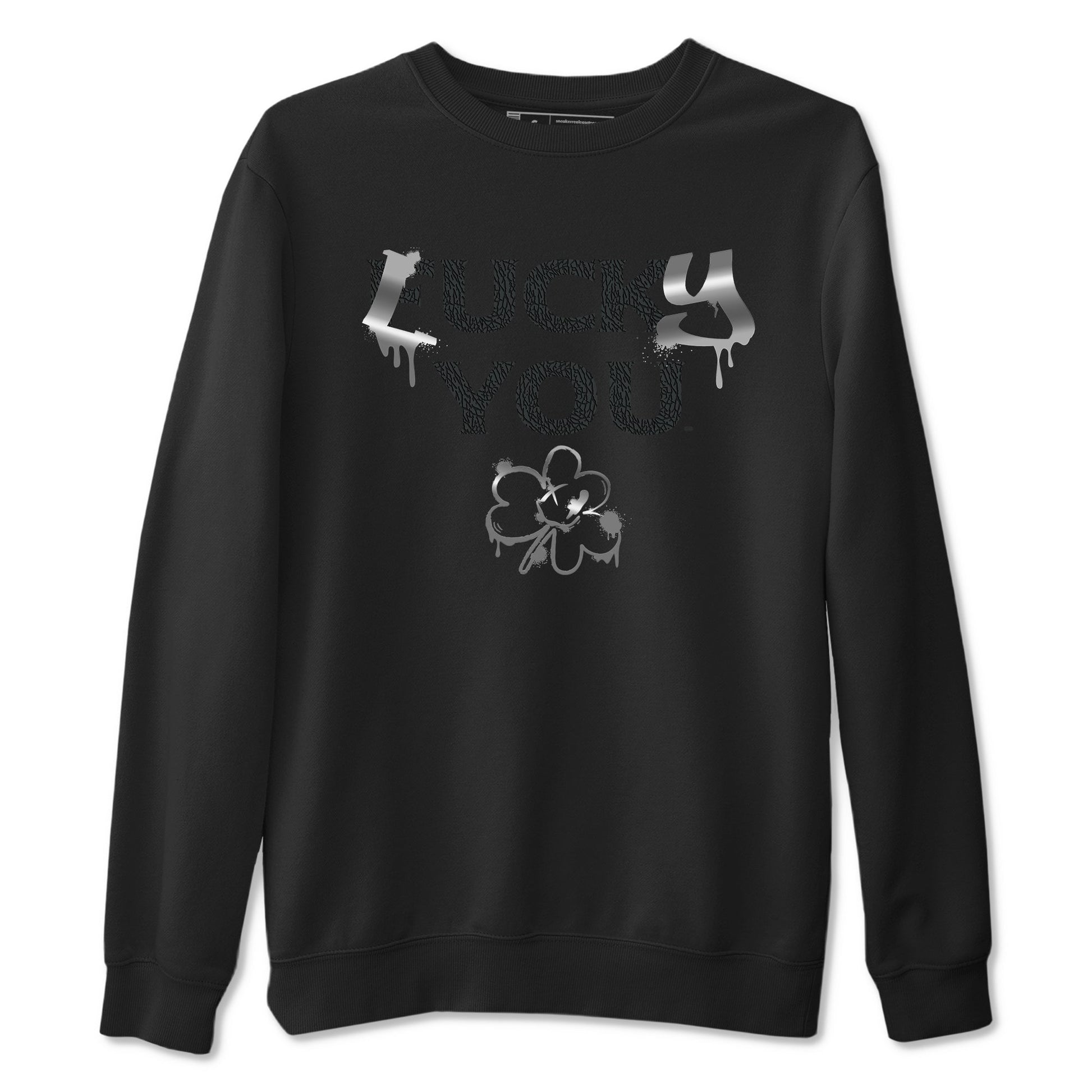 3s Black Cat shirts to match jordans Lucky You sneaker match tees Air Jordan 3 Retro Black Cat match shoes to clothes SNRT Sneaker Tees unisex cotton Black 2 shirts