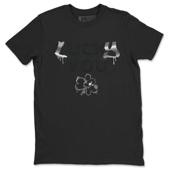 3s Black Cat shirts to match jordans Lucky You sneaker match tees Air Jordan 3 Retro Black Cat match shoes to clothes SNRT Sneaker Tees unisex cotton Black 2 shirts