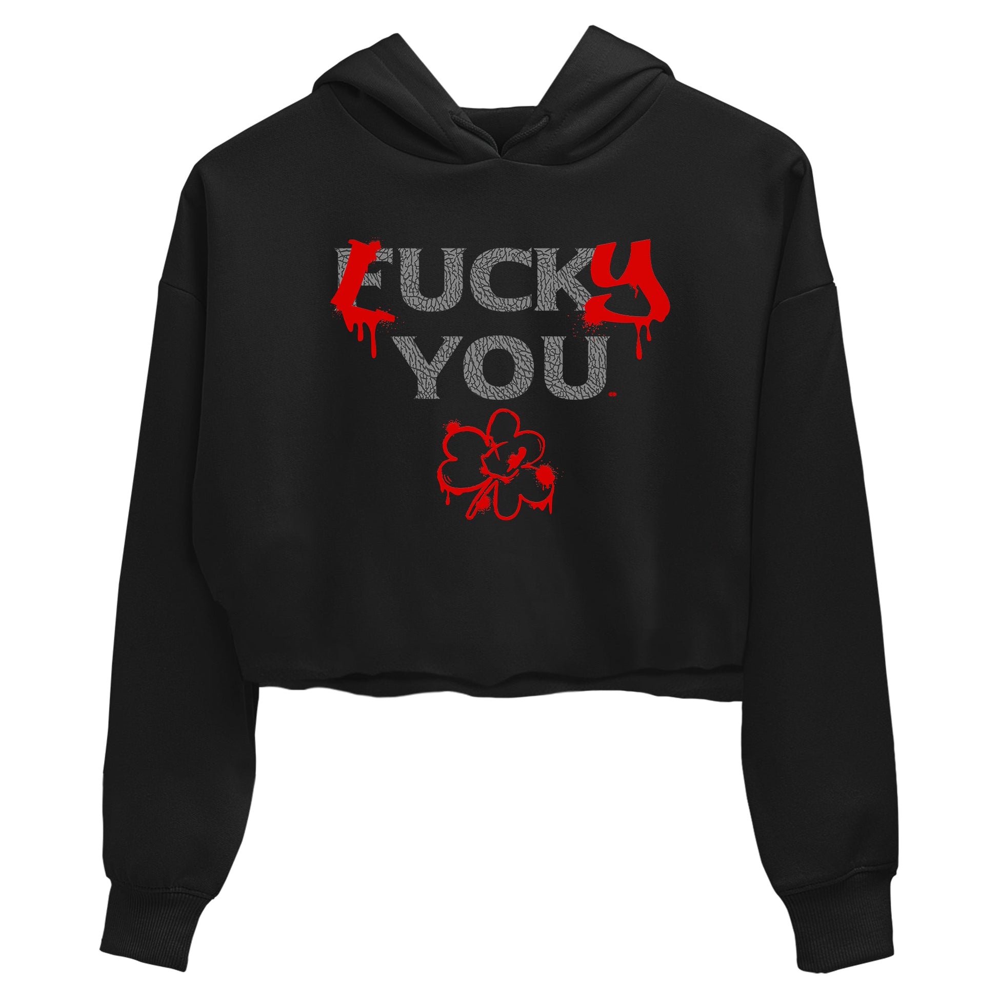 3s Black Cement shirts to match jordans Lucky You sneaker match tees Air Jordan 3 Retro OG Black Cement match shoes to clothes SNRT Sneaker Tees unisex cotton Black 2 crop tee
