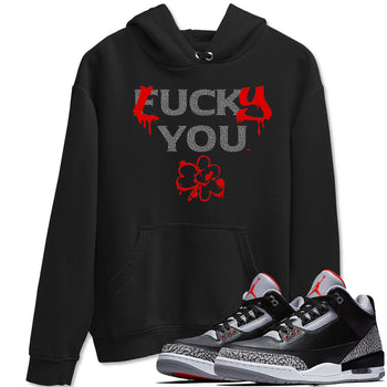 3s Black Cement shirts to match jordans Lucky You sneaker match tees Air Jordan 3 Retro OG Black Cement match shoes to clothes SNRT Sneaker Tees unisex cotton Black 1 shirts