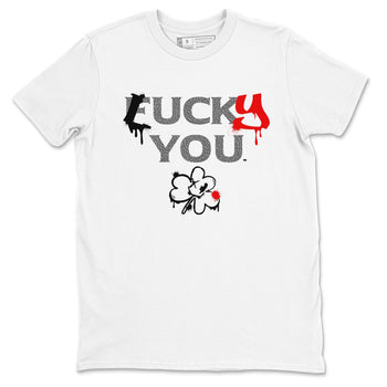 3s Black Cement shirts to match jordans Lucky You sneaker match tees Air Jordan 3 Retro OG Black Cement match shoes to clothes SNRT Sneaker Tees unisex cotton White 2 shirts