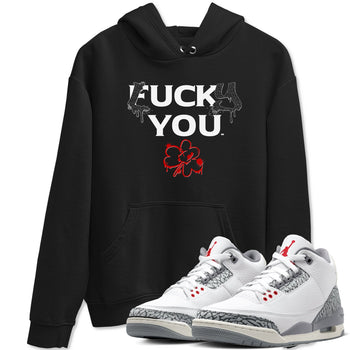 3s Cement Grey shirts to match jordans Lucky You sneaker match tees Air Jordan 3 Cement Grey match shoes to clothes SNRT Sneaker Tees unisex cotton Black 1 shirts