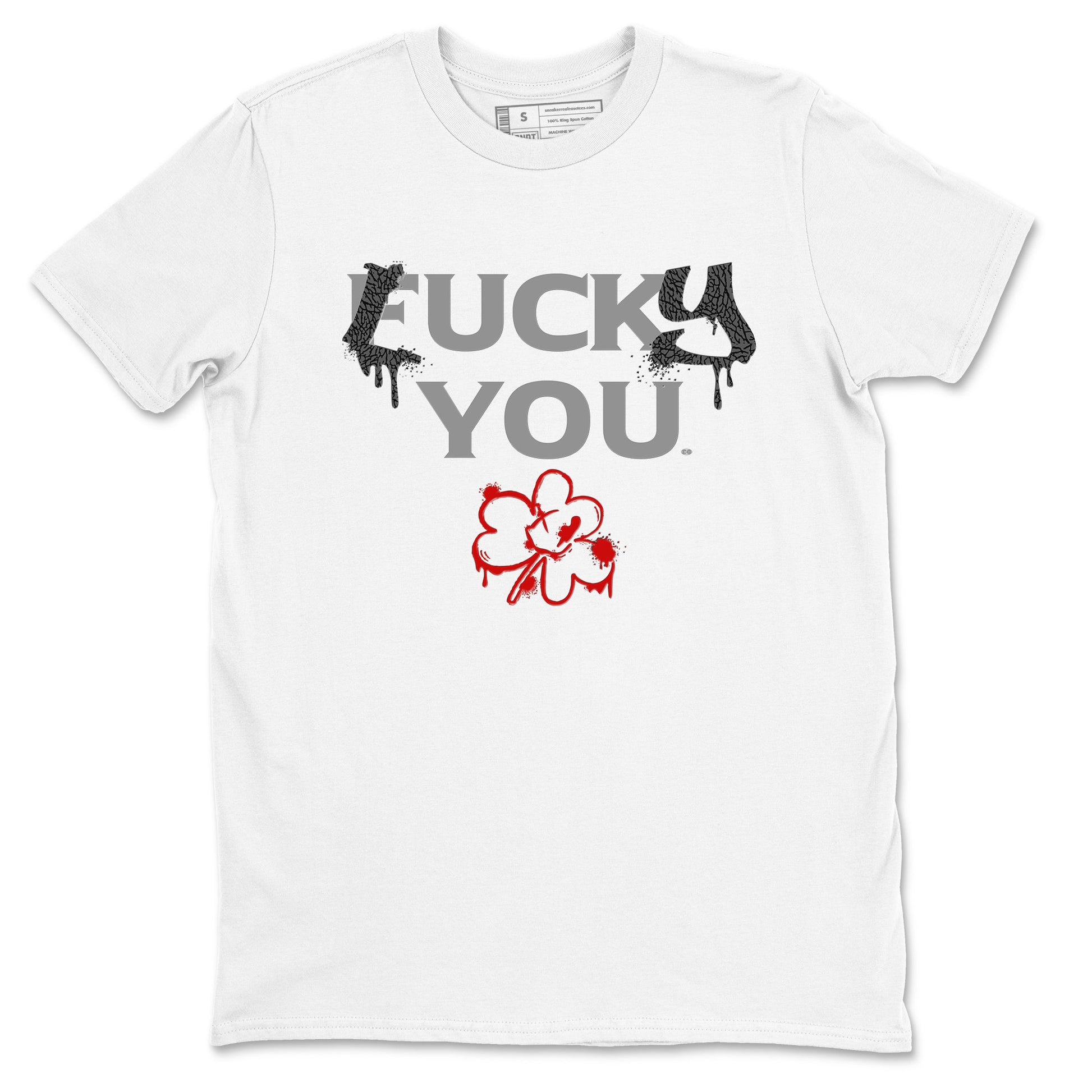 3s Cement Grey shirts to match jordans Lucky You sneaker match tees Air Jordan 3 Cement Grey match shoes to clothes SNRT Sneaker Tees unisex cotton White 2 shirts
