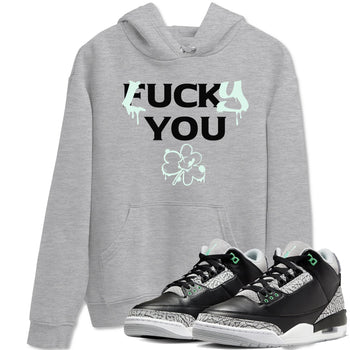 3s Green Glow shirt to match jordans Lucky You sneaker tees Air Jordan 3 Green Glow SNRT Sneaker Release Tees unisex cotton Heather Grey 1 crew neck shirt