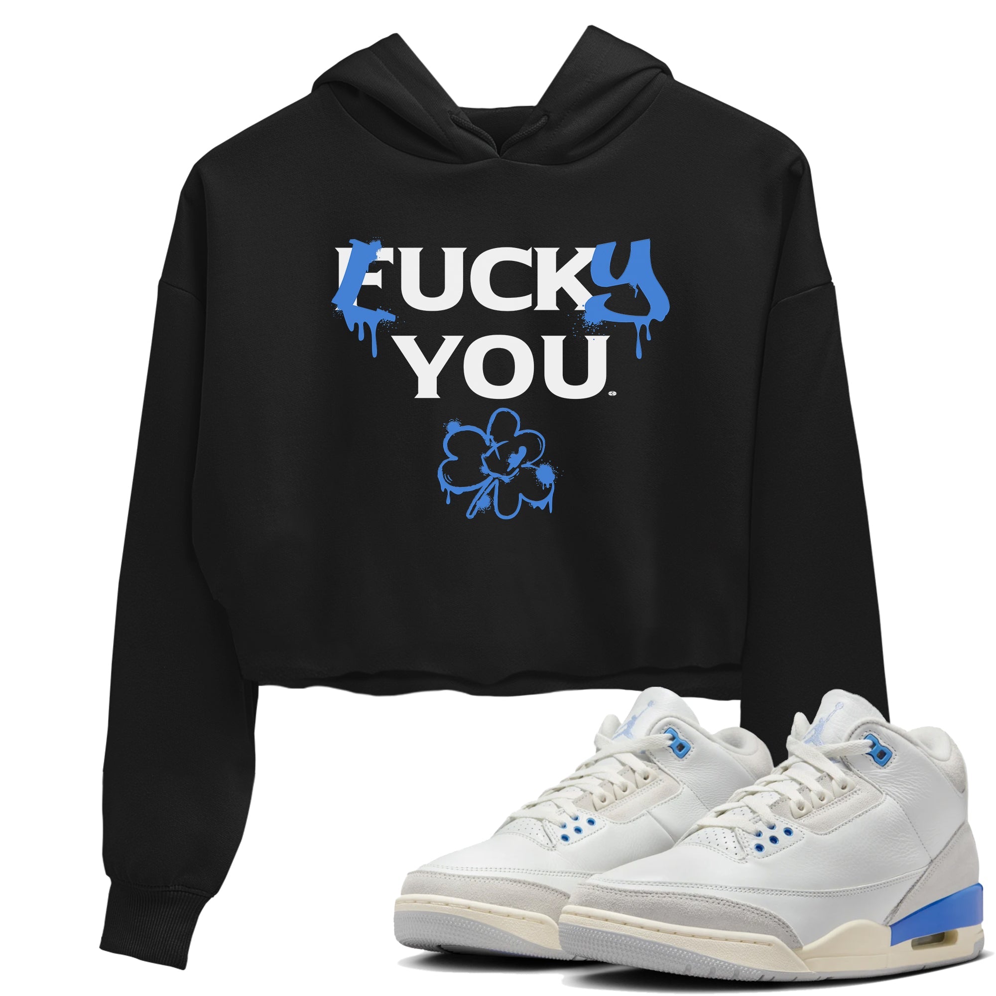 3s Lucky Shorts shirts to match jordans Lucky You sneaker match tees Air Jordan 3 Lucky Shorts match shoes to clothes SNRT Sneaker Tees unisex cotton Black 1 crop tee