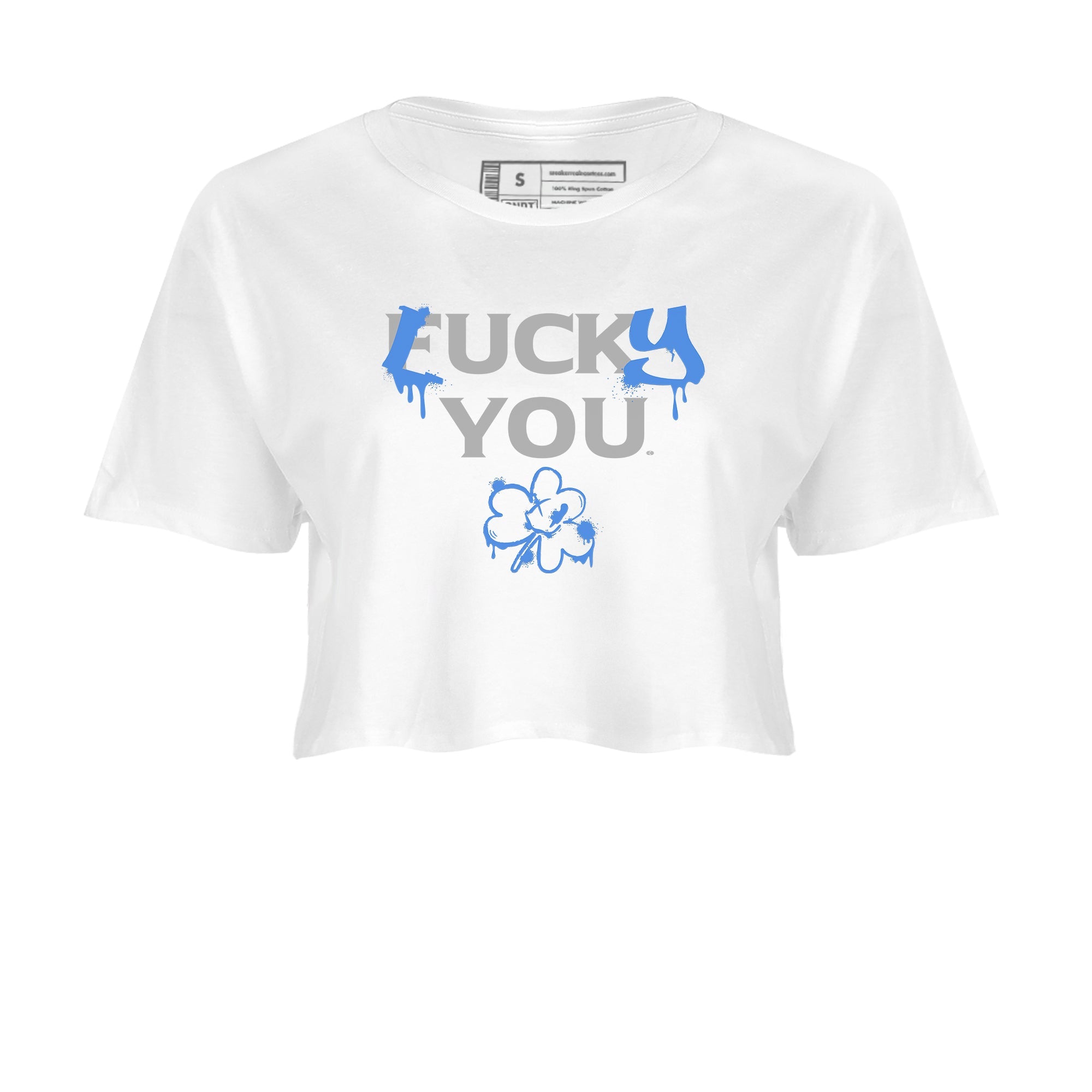 3s Lucky Shorts shirts to match jordans Lucky You sneaker match tees Air Jordan 3 Lucky Shorts match shoes to clothes SNRT Sneaker Tees unisex cotton White 2 crop tee