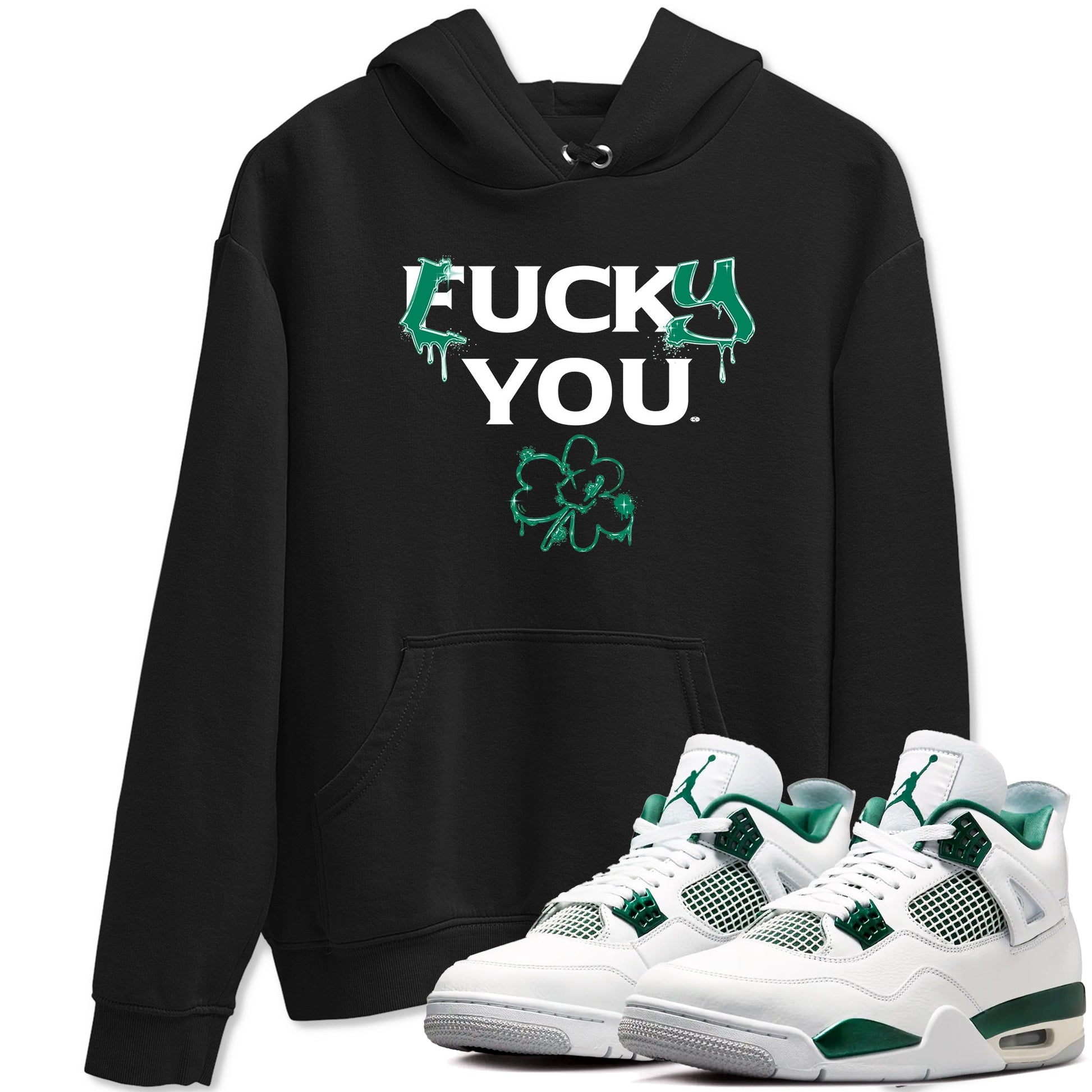 4s Oxidized Green shirts to match jordans Lucky You sneaker match tees Air Jordan 4 Oxidized Green SNRT Sneaker Tees streetwear brand Black 1 unisex cotton tee
