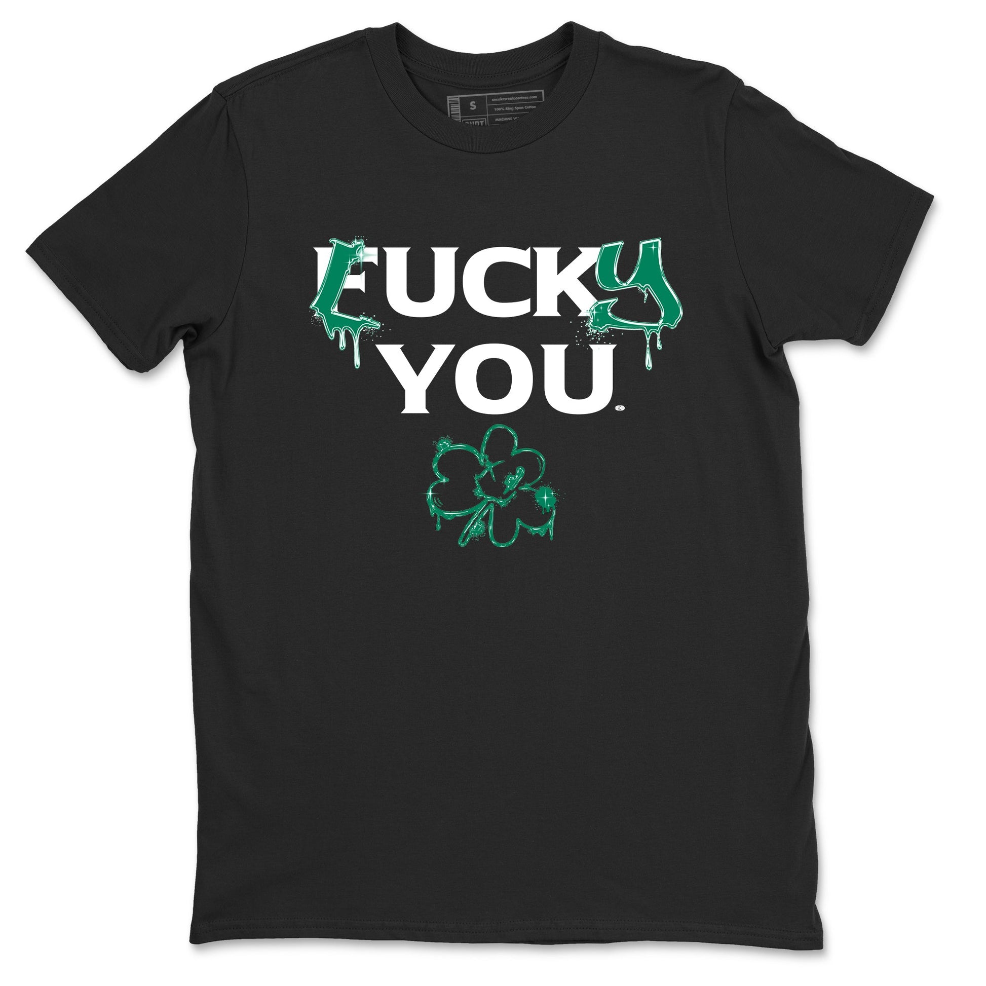 4s Oxidized Green shirts to match jordans Lucky You sneaker match tees Air Jordan 4 Oxidized Green SNRT Sneaker Tees streetwear brand Black 2 unisex cotton tee