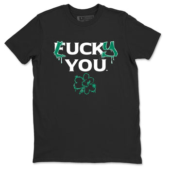 4s Oxidized Green shirts to match jordans Lucky You sneaker match tees Air Jordan 4 Oxidized Green SNRT Sneaker Tees streetwear brand Black 2 unisex cotton tee