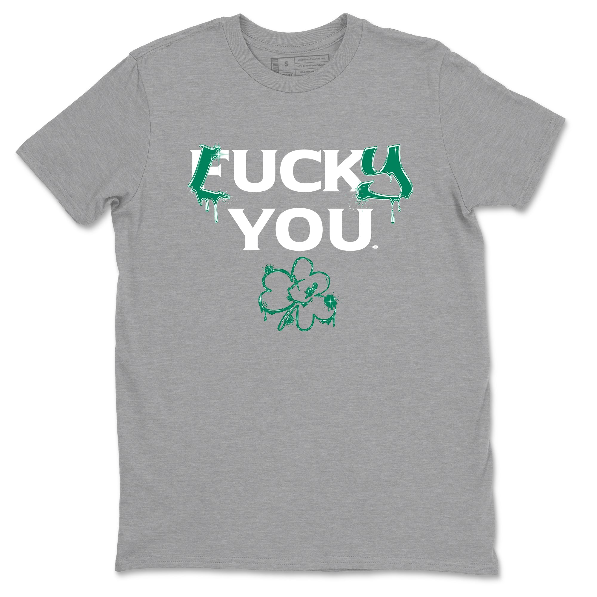 4s Oxidized Green shirts to match jordans Lucky You sneaker match tees Air Jordan 4 Oxidized Green SNRT Sneaker Tees streetwear brand Heather Grey 2 unisex cotton tee