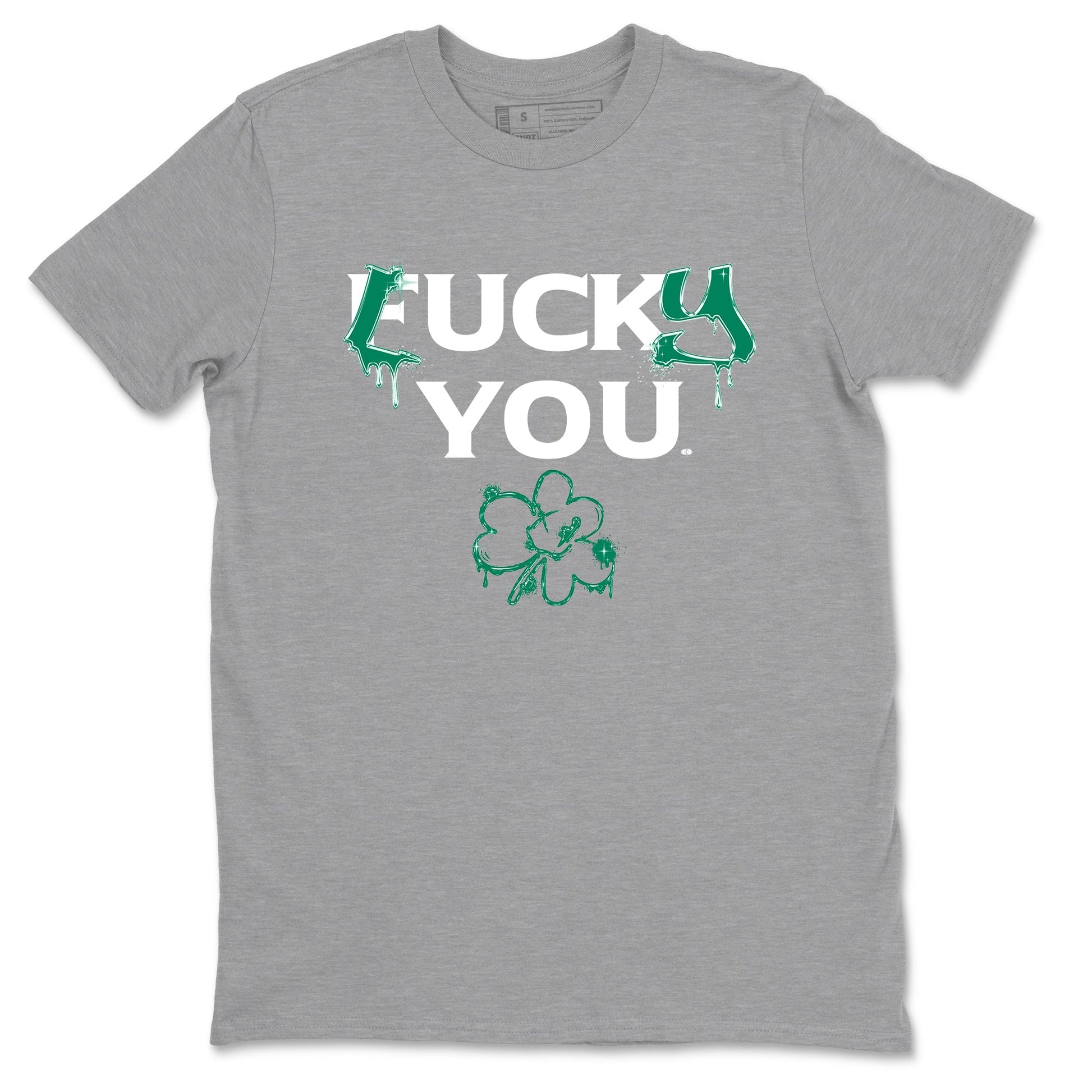 4s Oxidized Green shirts to match jordans Lucky You sneaker match tees Air Jordan 4 Oxidized Green SNRT Sneaker Tees streetwear brand Heather Grey 2 unisex cotton tee