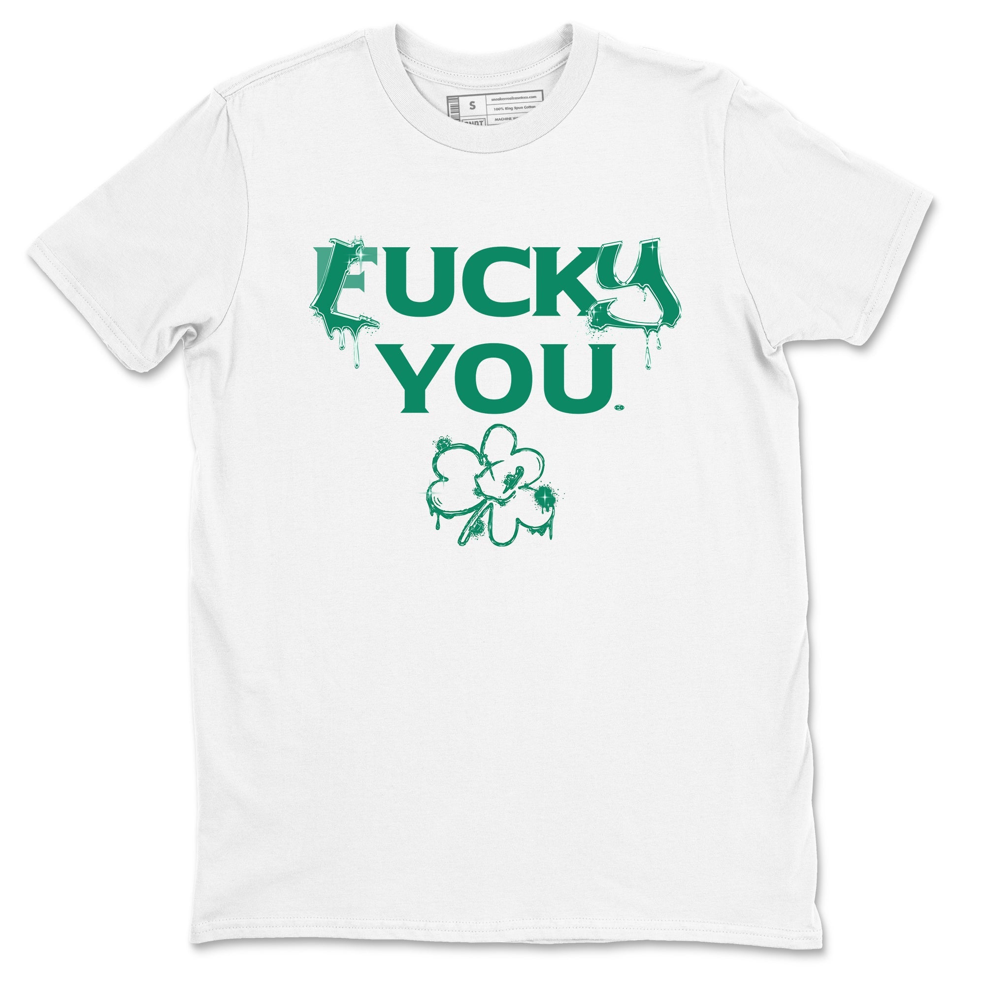 4s Oxidized Green shirts to match jordans Lucky You sneaker match tees Air Jordan 4 Oxidized Green SNRT Sneaker Tees streetwear brand White 2 unisex cotton tee