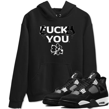 4s White Thunder shirts to match jordans Lucky You sneaker match tees Air Jordan 4 White Thunder SNRT Sneaker Release Tees unisex cotton Black 1 crew neck shirts