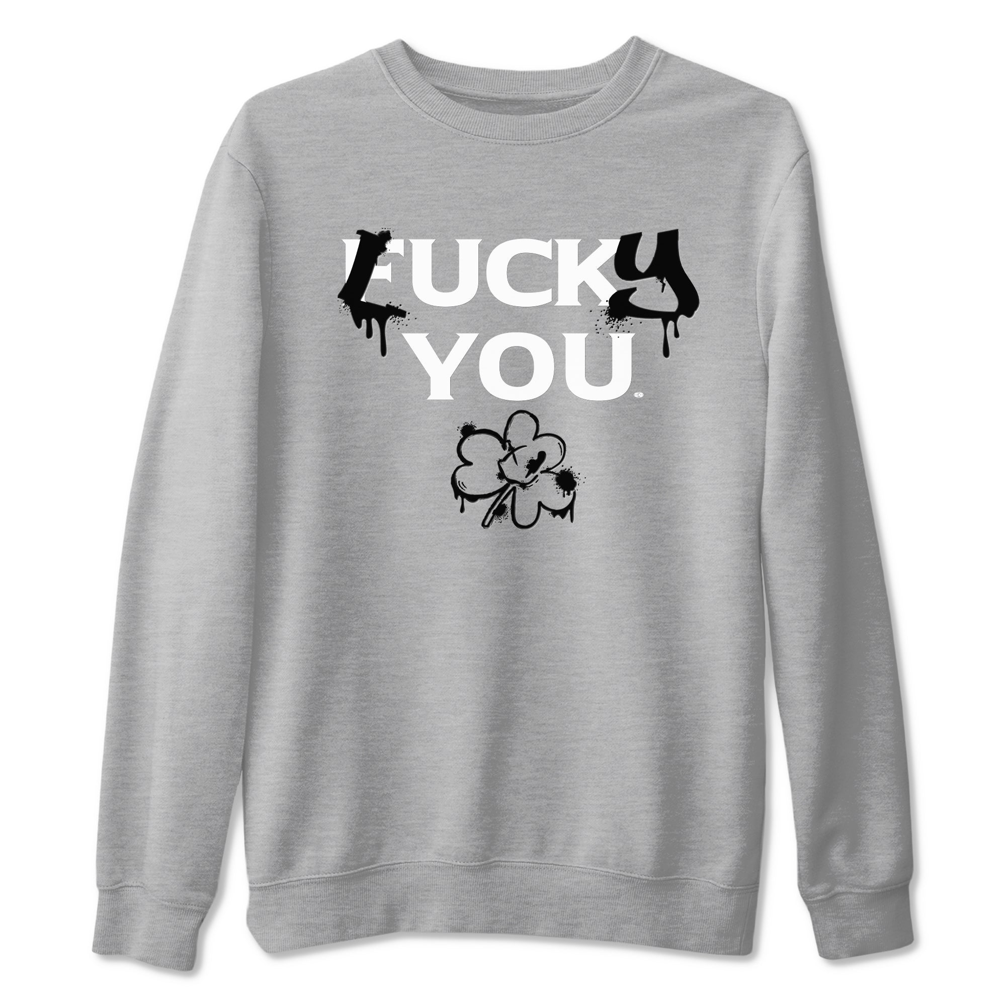 4s White Thunder shirts to match jordans Lucky You sneaker match tees Air Jordan 4 White Thunder SNRT Sneaker Release Tees unisex cotton Heather Grey 2 crew neck shirts