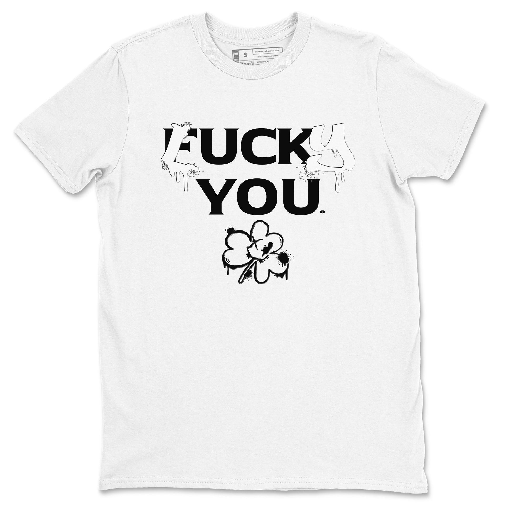 4s White Thunder shirts to match jordans Lucky You sneaker match tees Air Jordan 4 White Thunder SNRT Sneaker Release Tees unisex cotton White 2 crew neck shirts