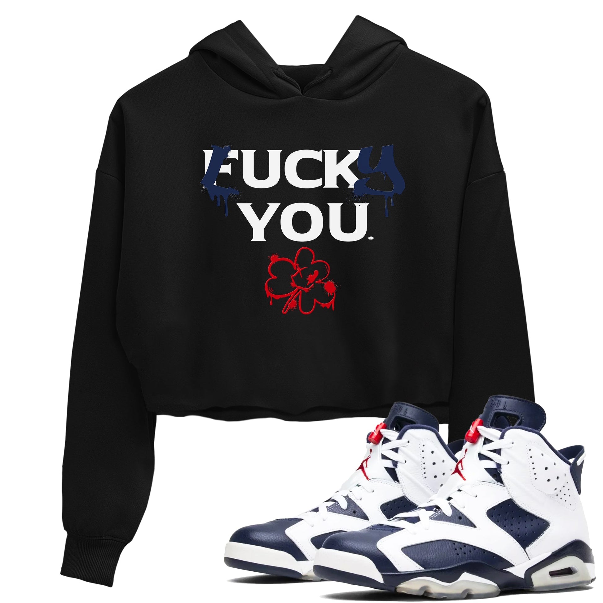 6s White And Midnight Navy shirts to match jordans Lucky You sneaker match tees Air Jordan 6 White And Midnight Navy SNRT Sneaker Release Tees unisex cotton Black 1 Crop Shirts