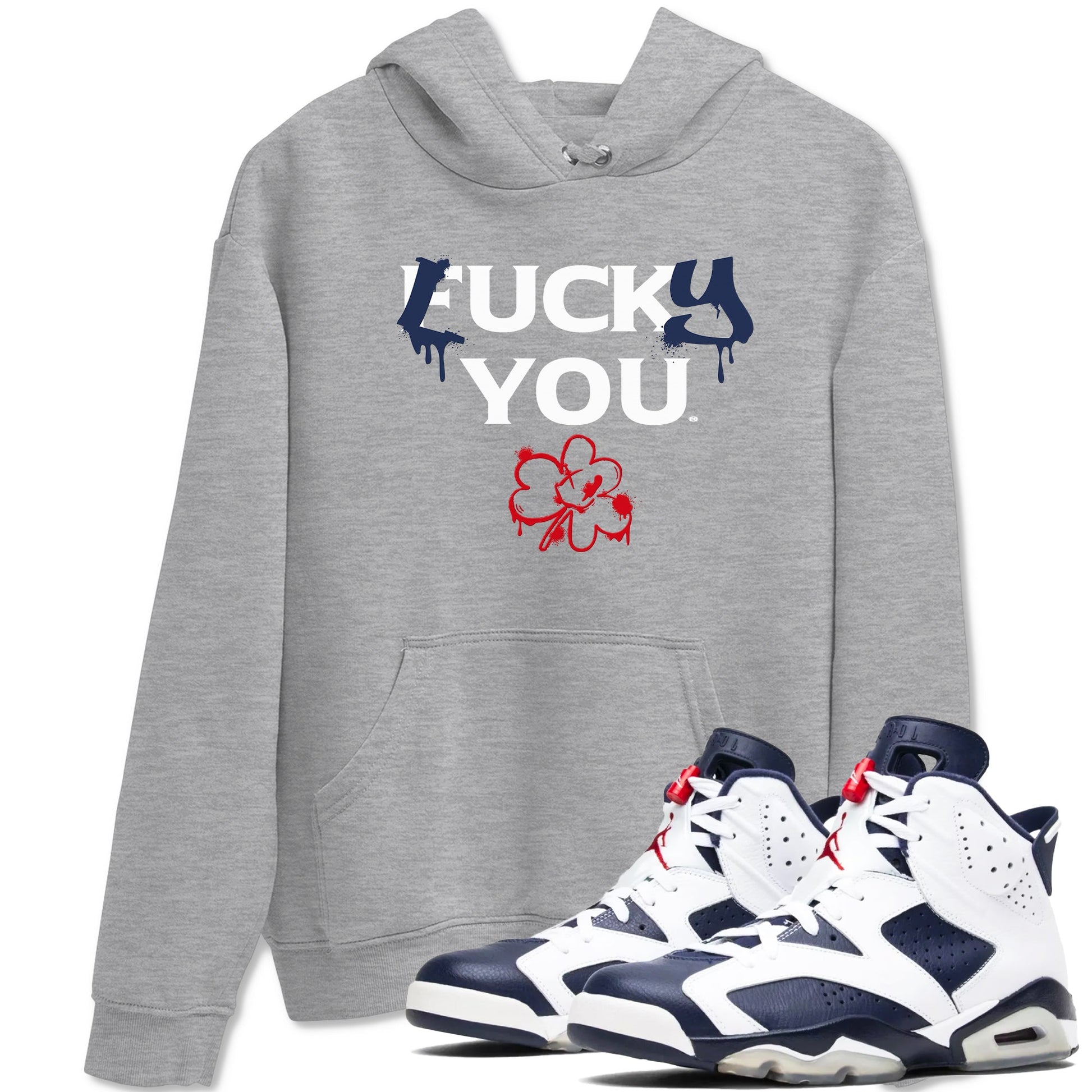 6s White And Midnight Navy shirts to match jordans Lucky You sneaker match tees Air Jordan 6 White And Midnight Navy SNRT Sneaker Release Tees unisex cotton Heather Grey 1 crew neck shirts