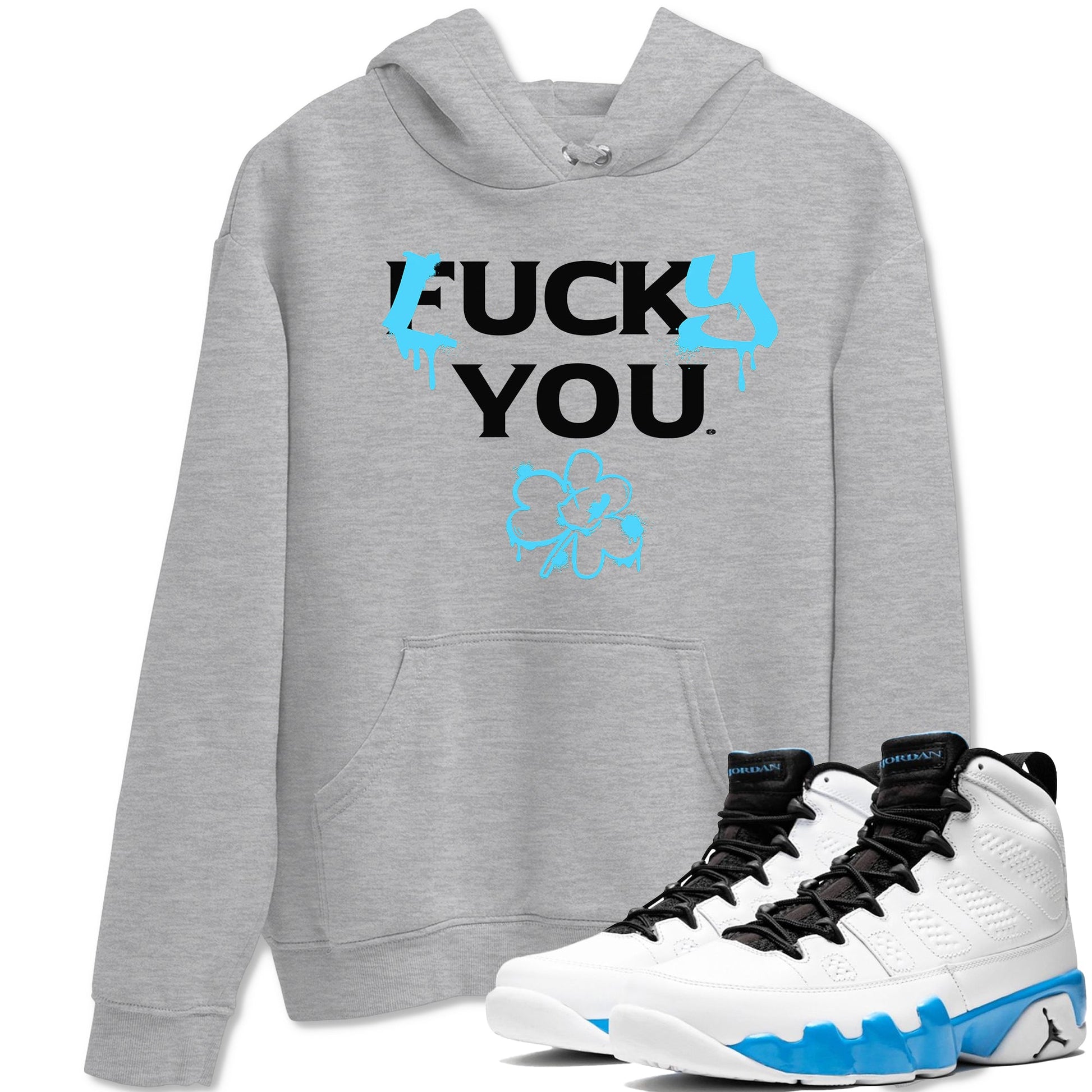 9s Powder Blue shirt to match jordans Lucky You sneaker tees Air Jordan 9 Powder Blue Streetwear Brand SNRT Sneaker Release Tees unisex cotton Heather Grey 1 crew neck shirt