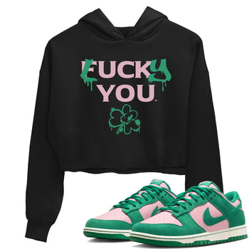 Dunk Low Medium Soft Pink Malachite shirt to match jordans Lucky You sneaker tees Dunk Medium Soft Pink Malachite SNRT Sneaker Release Tees Black 1 crop length shirt
