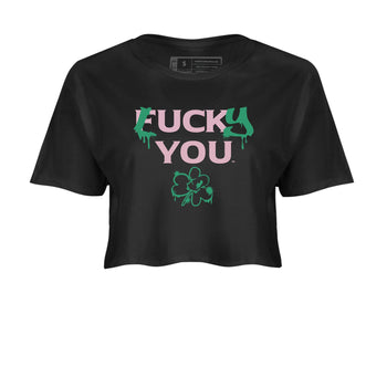 Dunk Low Medium Soft Pink Malachite shirt to match jordans Lucky You sneaker tees Dunk Medium Soft Pink Malachite SNRT Sneaker Release Tees Black 2 crop length shirt