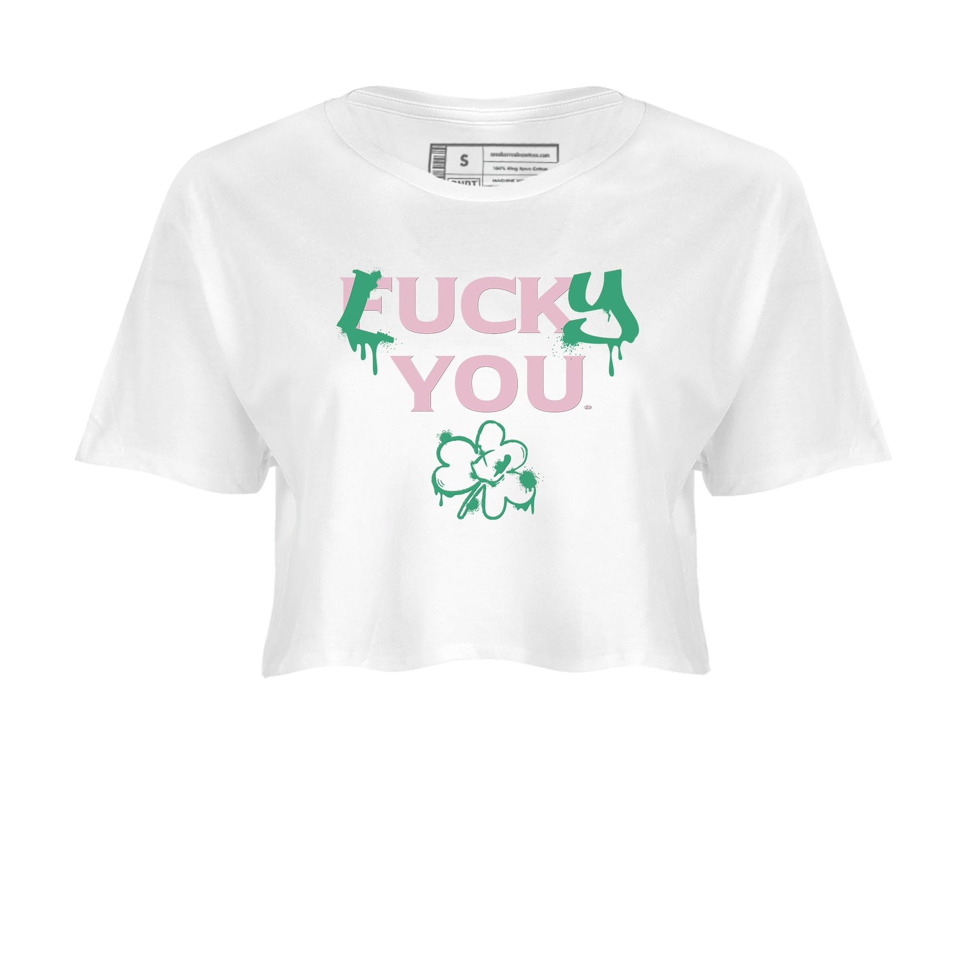 Dunk Low Medium Soft Pink Malachite shirt to match jordans Lucky You sneaker tees Dunk Medium Soft Pink Malachite SNRT Sneaker Release Tees White 2 crop length shirt